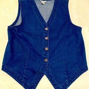 Classic jean Boundary Waters women’s vest! Size S. Cotton! Like new condition!